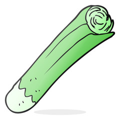 cartoon leek