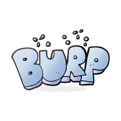 cartoon burp text