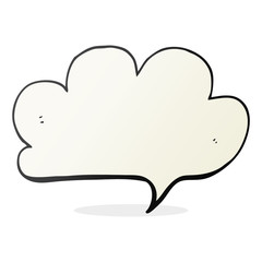 cartoon cloud speech bubble