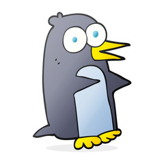 cartoon penguin