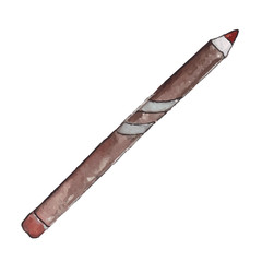 Pencil for lips in watercolor