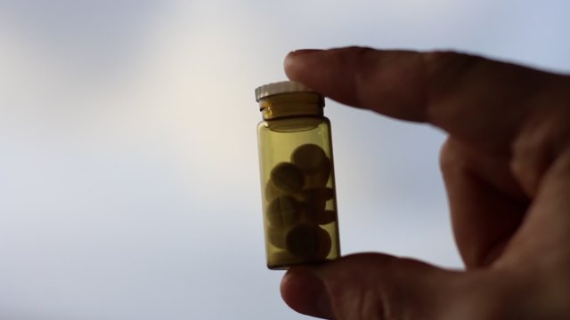 Pills drugs tablets shallow depth of field
