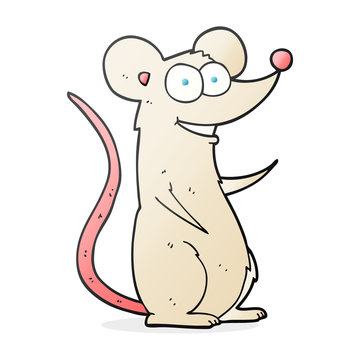 cartoon happy mouse