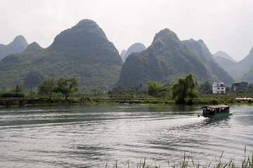 krajobraz okolic Yangshuo