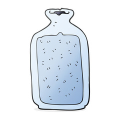 cartoon hot water bottle