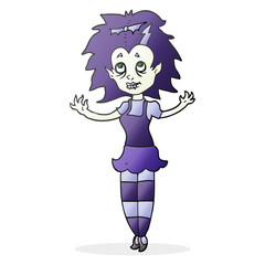 cartoon vampire girl