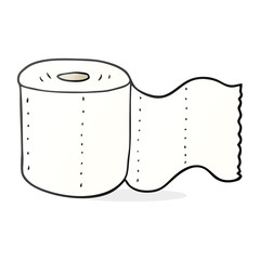 cartoon toilet paper