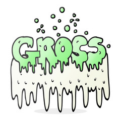 cartoon gross symbol