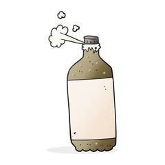 cartoon fizzing cola