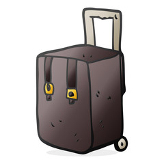 cartoon luggage