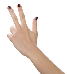 Hand Sign Three