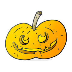 cartoon halloween pumpkin