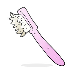 cartoon toothbrush