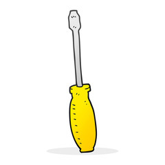 cartoon screwdriver