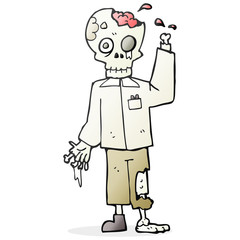 cartoon zombie
