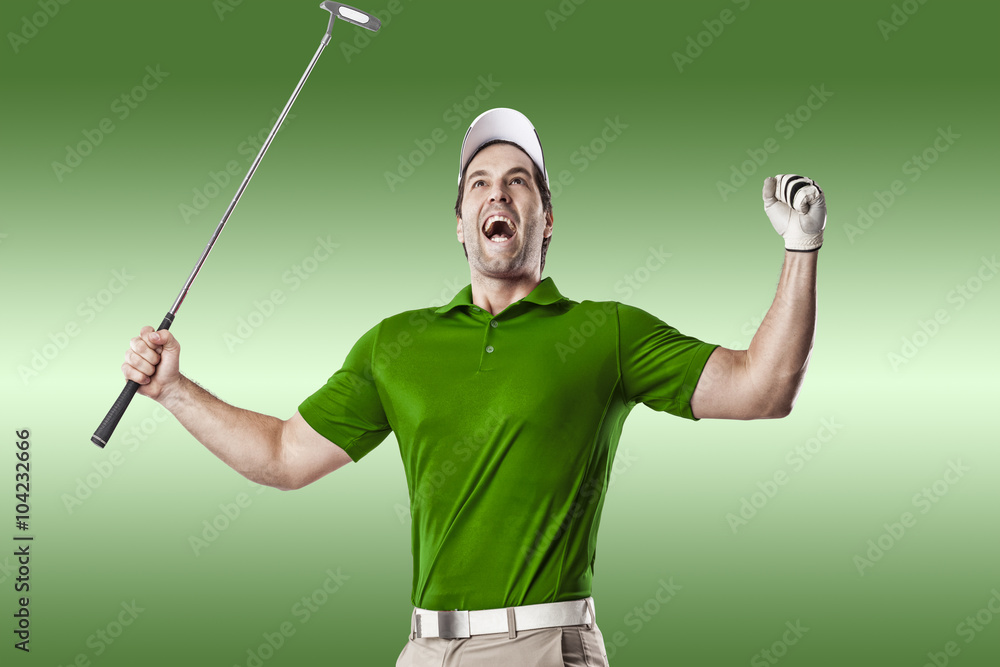 Wall mural Golf Player