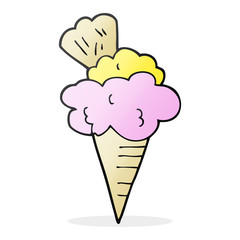 cartoon ice cream