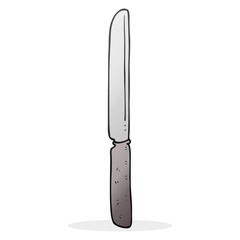 cartoon cutlery knife