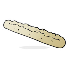 cartoon baguette