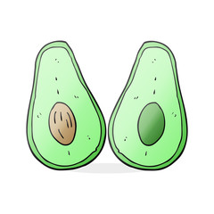 cartoon avocado