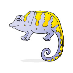 Fototapeta premium cartoon chameleon