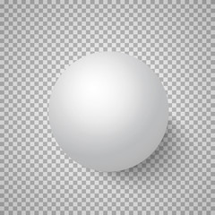 Photorealistic Vector 3D Ball Template. Bright Colors Vector Bal