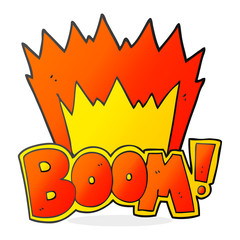 cartoon boom symbol
