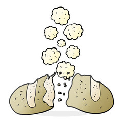 cartoon loaf of bread
