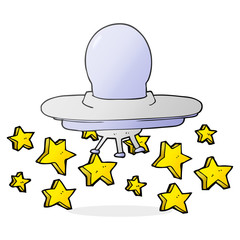 cartoon flying saucer