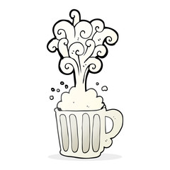 cartoon exploding beer