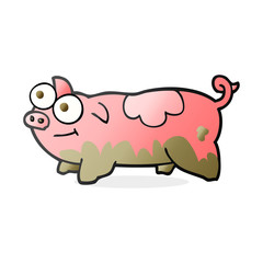 cartoon pig