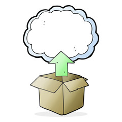 cartoon upload to the cloud