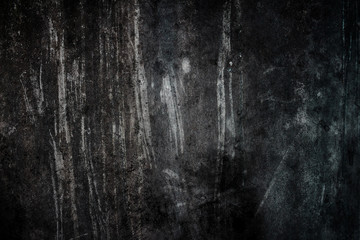 Black background cement dirty