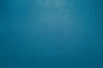 Blue leatherette texture as background
