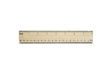 8 inches (20 centimeters) wood pattern ruler 