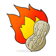 cartoon cooking peanut