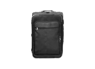 Black baggage (isolated and have clipping path)
