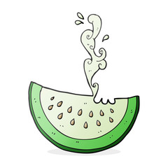 cartoon melon slice