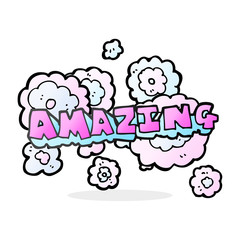 cartoon amazing word