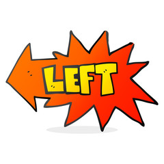cartoon left symbol