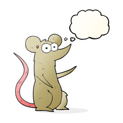 thought bubble cartoon mouse