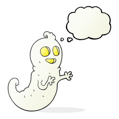 thought bubble cartoon ghost