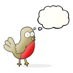 thought bubble cartoon robin