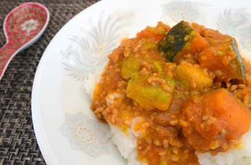  麻婆野菜丼