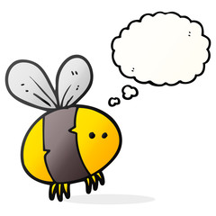 thought bubble cartoon bee