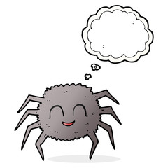 thought bubble cartoon spider