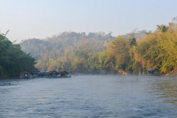 Fototapeta na wymiar River Kwai in Thailand.