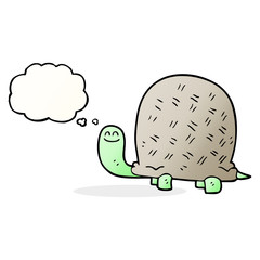 thought bubble cartoon tortoise