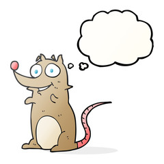 thought bubble cartoon mouse