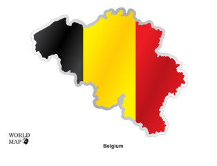 Map Belgium.